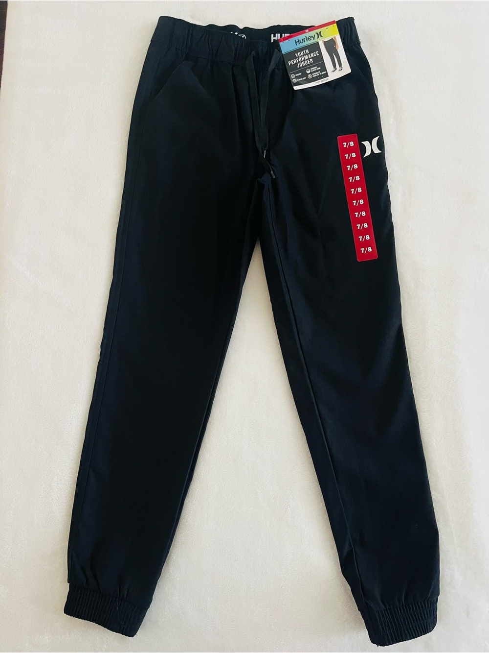 Hurley Black Boys Performance Joggers
